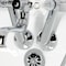 Kingston Brass Tub Wall Mount Clawfoot Tub Faucet with Hand Shower, Polished Chrome KS229PXC - alternate 4